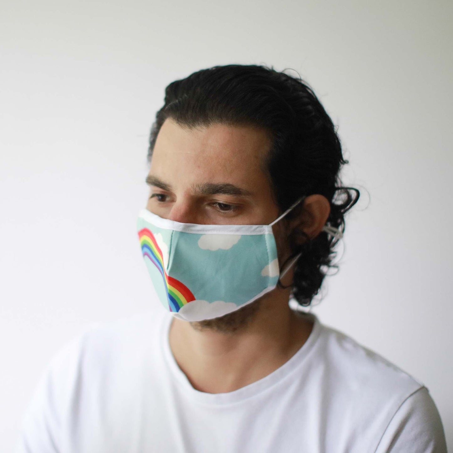 Reusable Fashion Face Covering - Rainbow (Children)