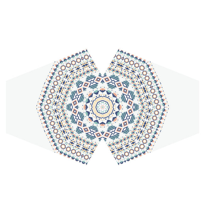 Reusable Fashion Face Covering - Aztec Tribal (Adult)