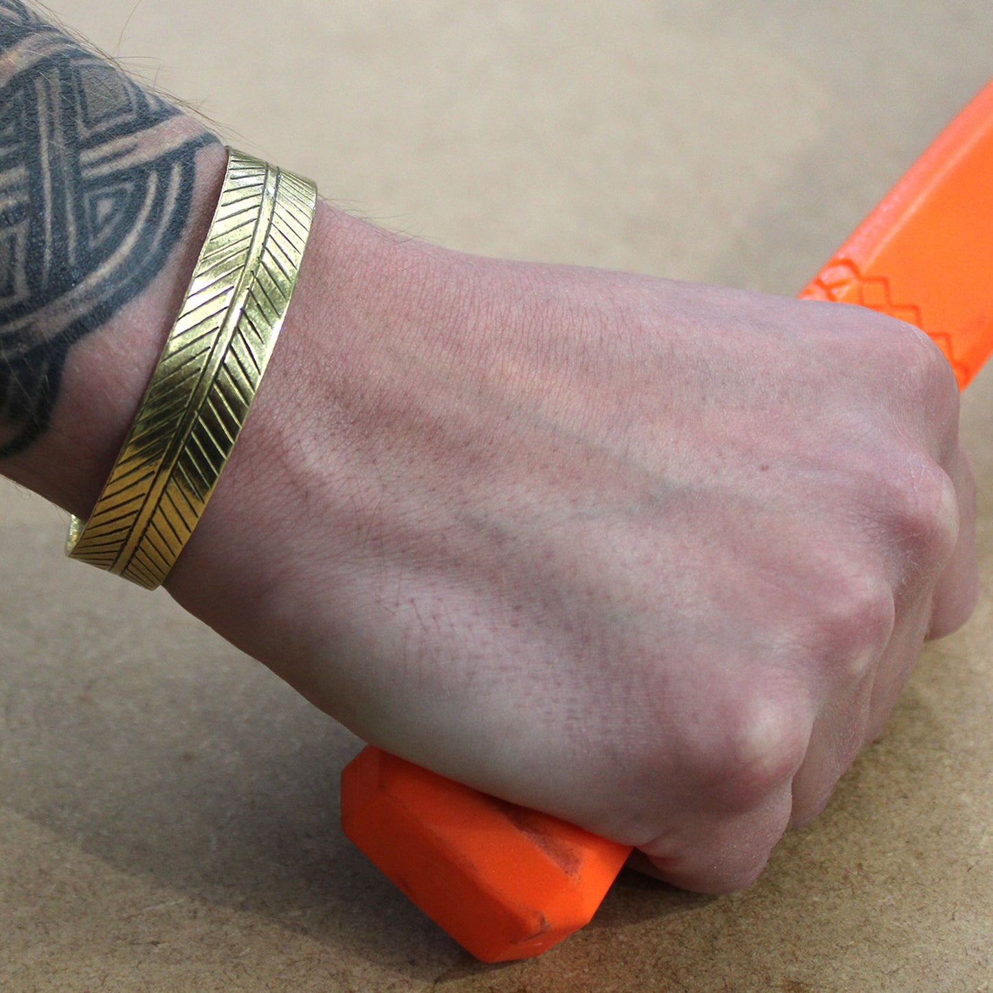 Copper Tibetan Bracelet - Flower of Life