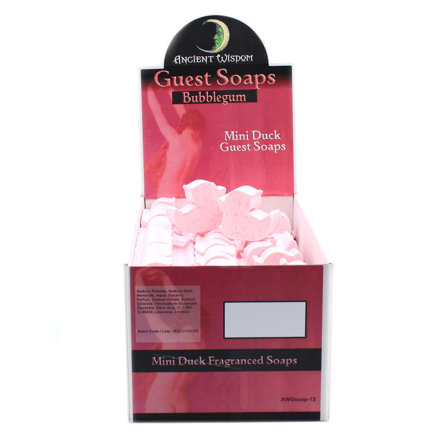 Pink Duck Guest Soap - Bubblegum (10 Pack)