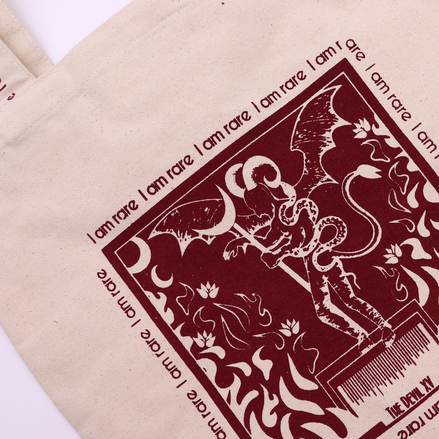 Hop Hare Tote Bag - I am Rare - 10oz Cotton canvas