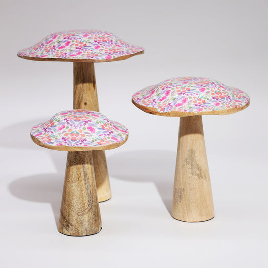 Small Mushroom - 10cm - Pretty Floral