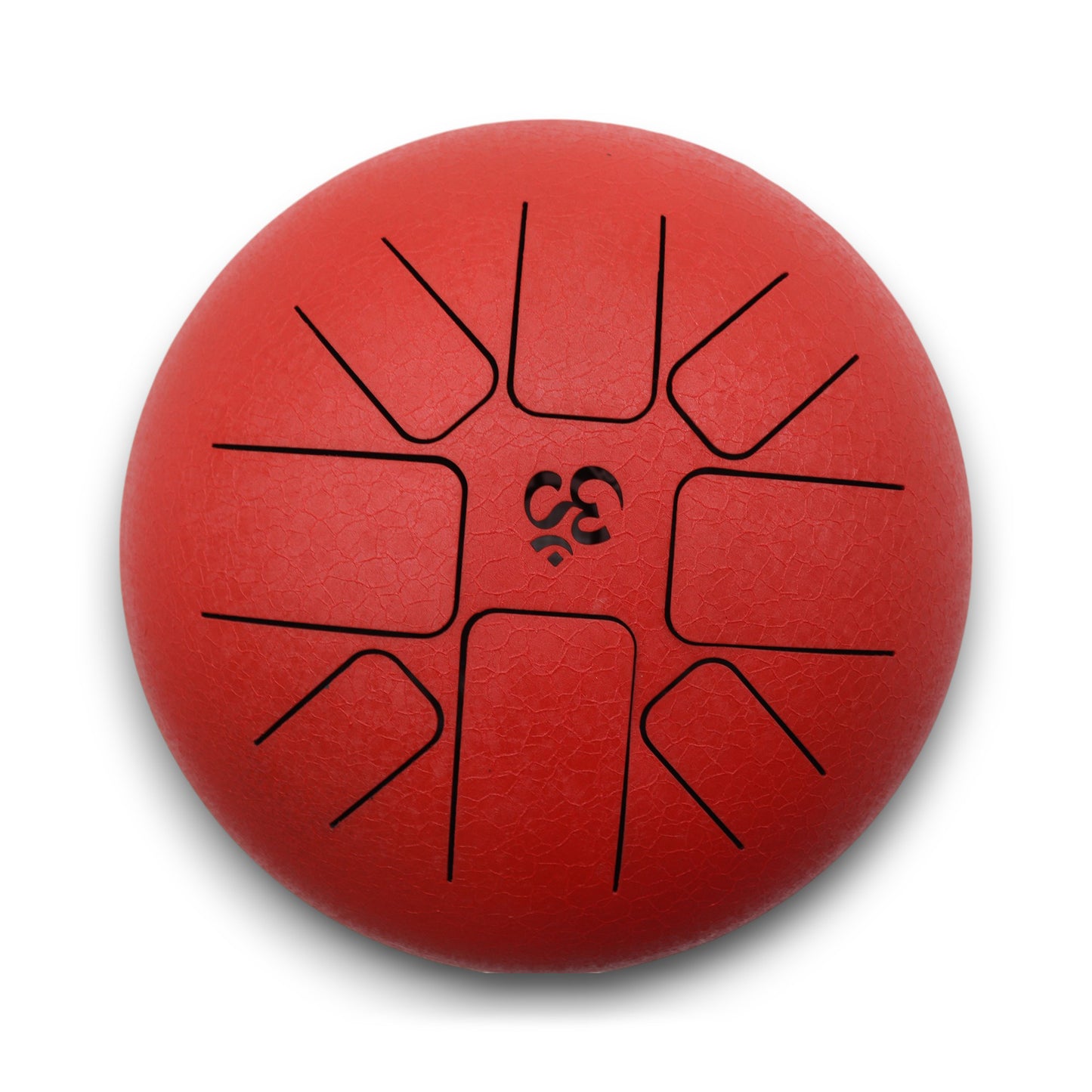 Med Steel Tongue Happy Drums Om Red- 22x16cm