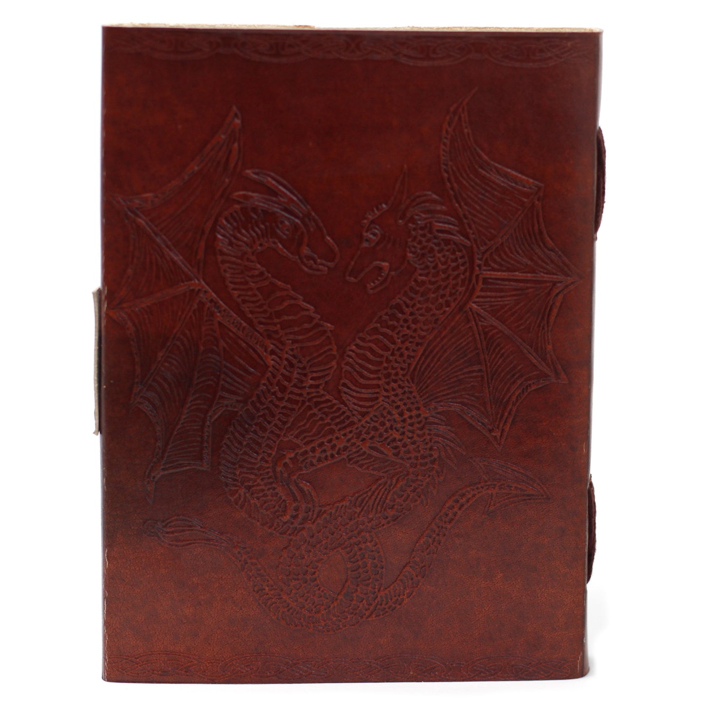 Leather Dragon Notebook (200 Pages)