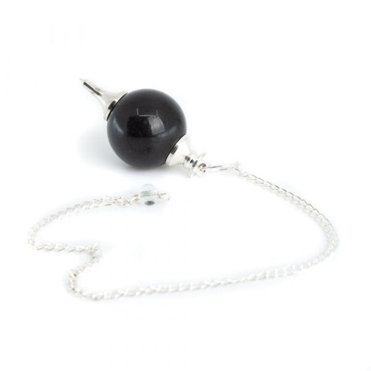 Black Agate Pendulum (Ball)