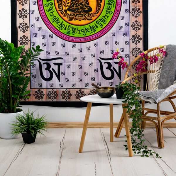 Spiritual Buddah Cotton Tapestry (215 x 135 cm)