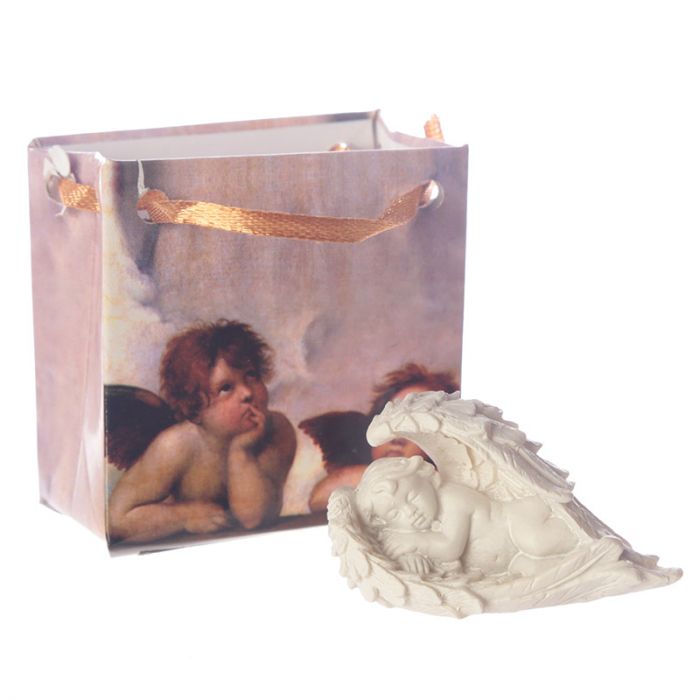 Mini Cherub Figurine in Gift Bag