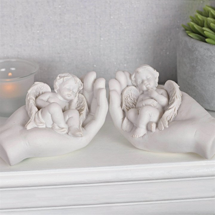 Sleeping Cherub In Hand
