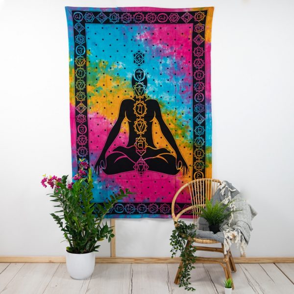 Chakra Cotton Tapestry (215 x 135 cm)