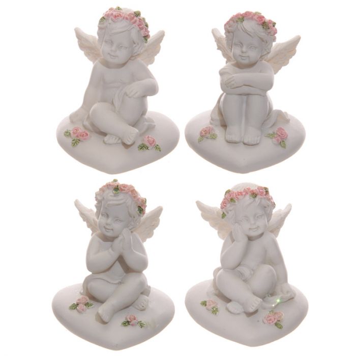 Cherub & Roses Figurine (Collectable)