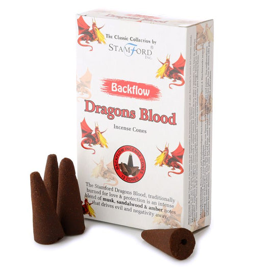 Dragons Blood Backflow Incense Cones