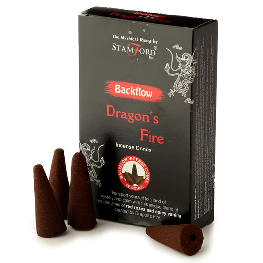 Dragons Fire Backflow Incense Cones