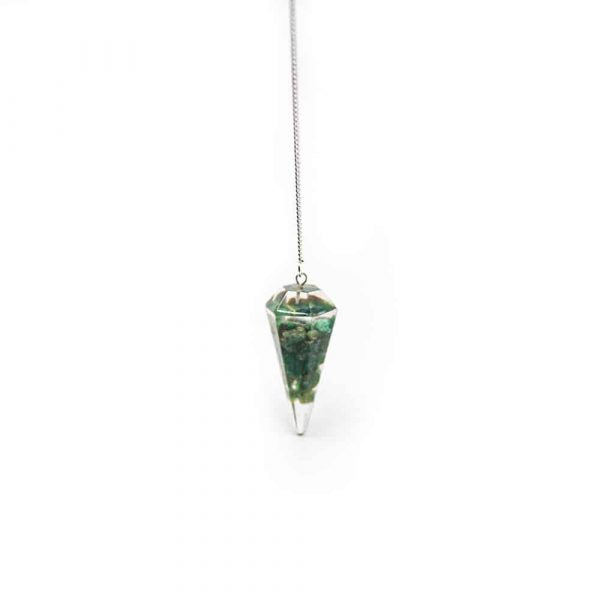 Jade Gemstone Orgonite Pendulum