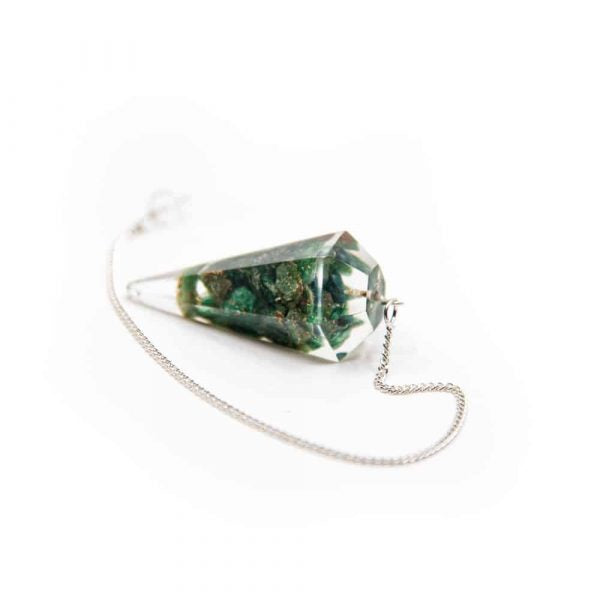 Jade Gemstone Orgonite Pendulum