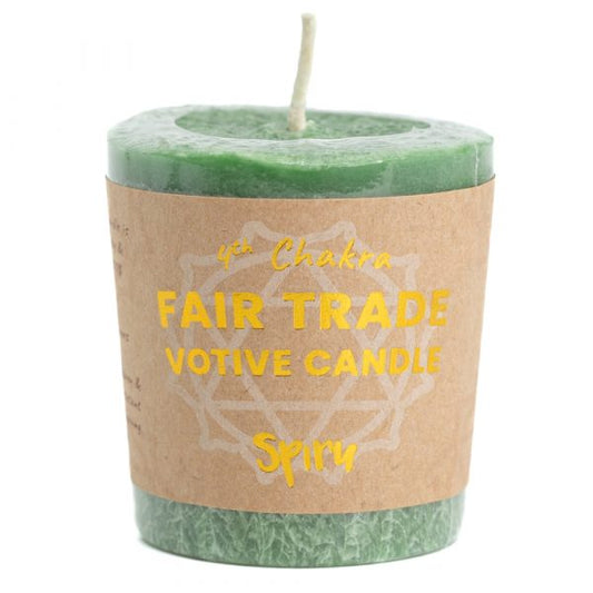 Heart Chakra Votive Candle- FairTrade