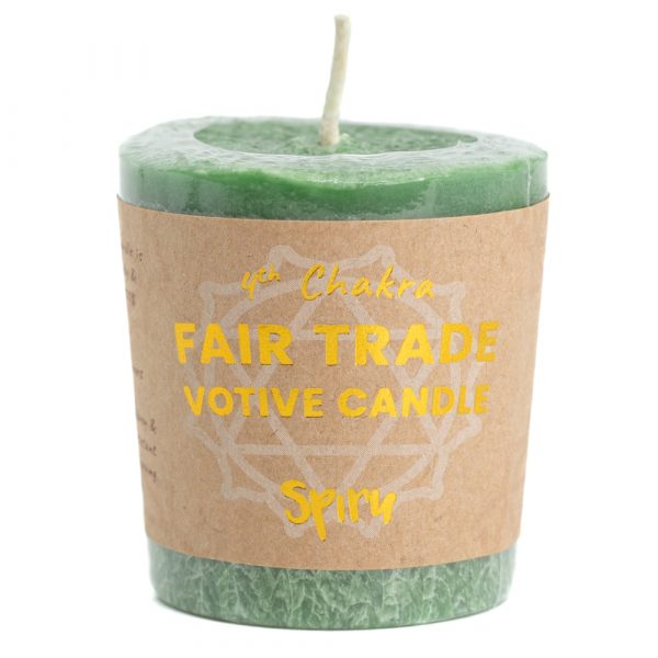 Heart Chakra Votive Candle- FairTrade