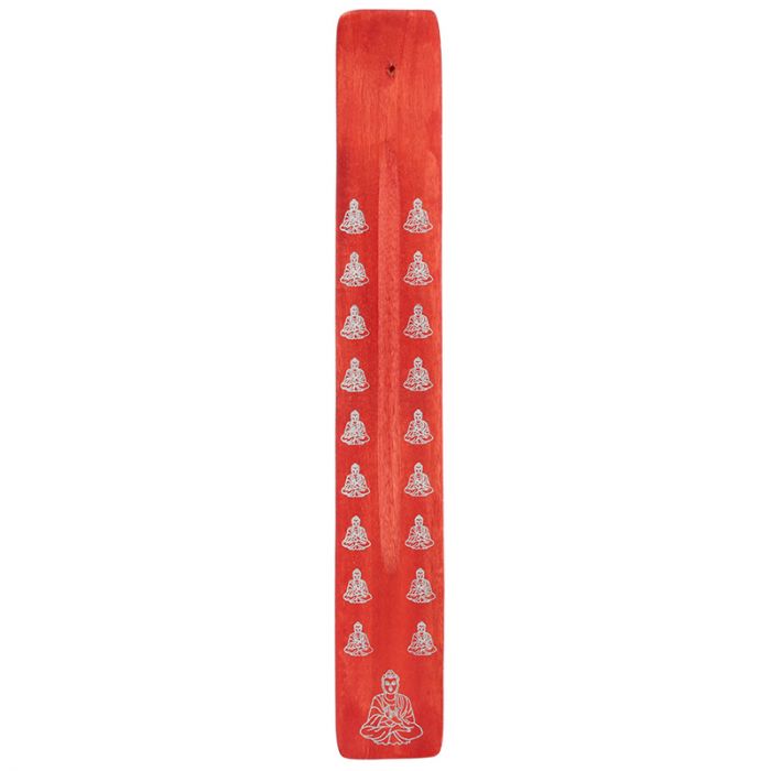 Wooden Incense Ash Catcher - Red