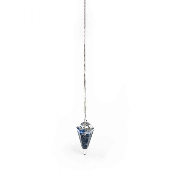 Lapis Gemstone Orgonite Pendulum