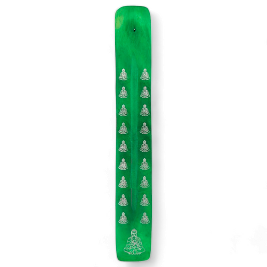 Wooden Incense Ash Catcher - Green