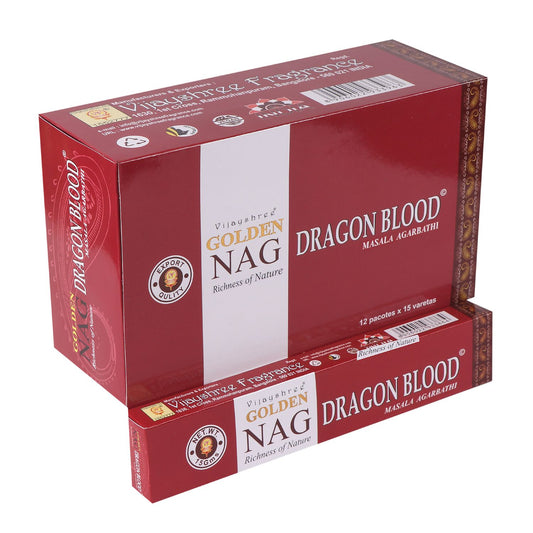 Golden Nag Incense Sticks - Dragon Blood