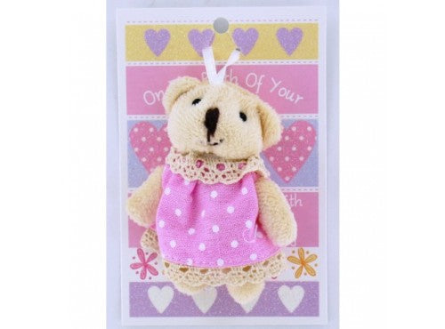 Cuddles Soft Teddy Bear Gift - On the Birth of your Daughter