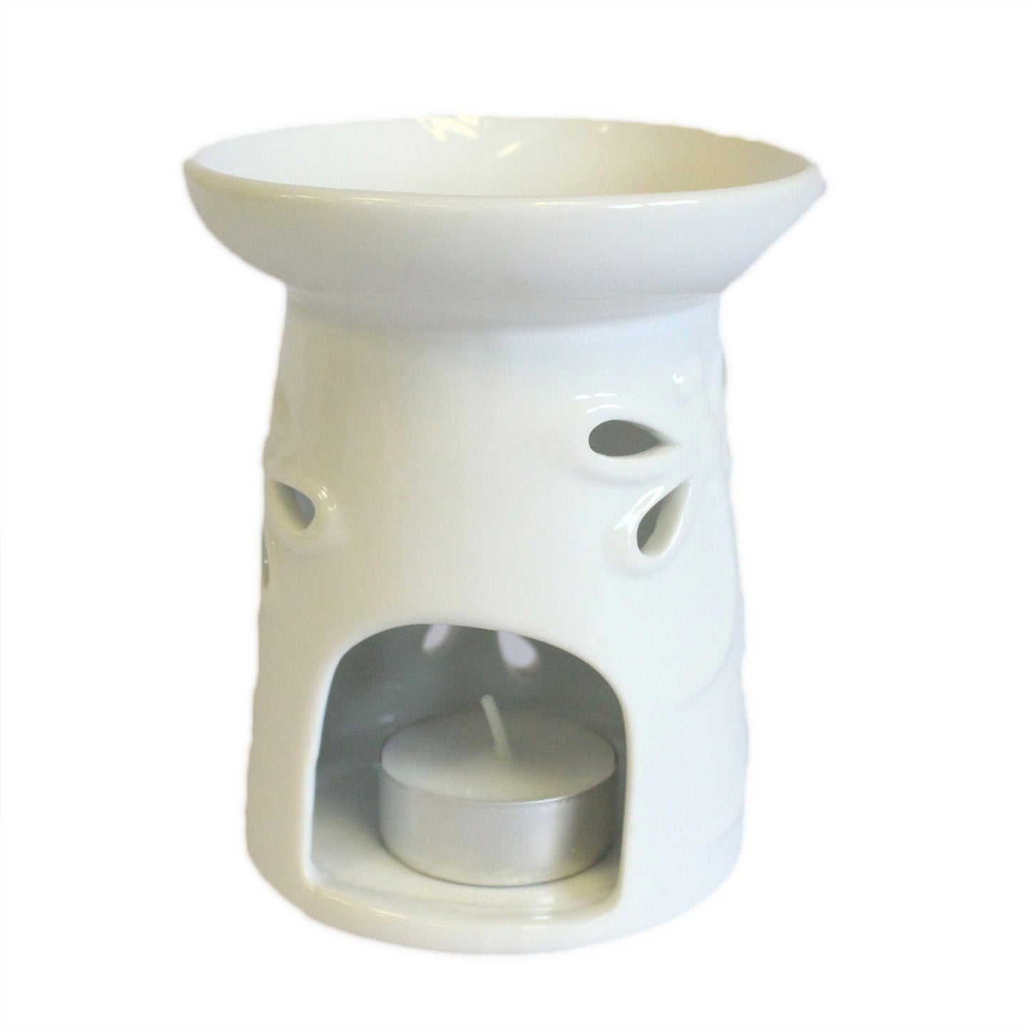 Classic White Oil Burner - Dragonfly