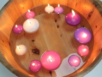 Large Floating Candles - Lilac