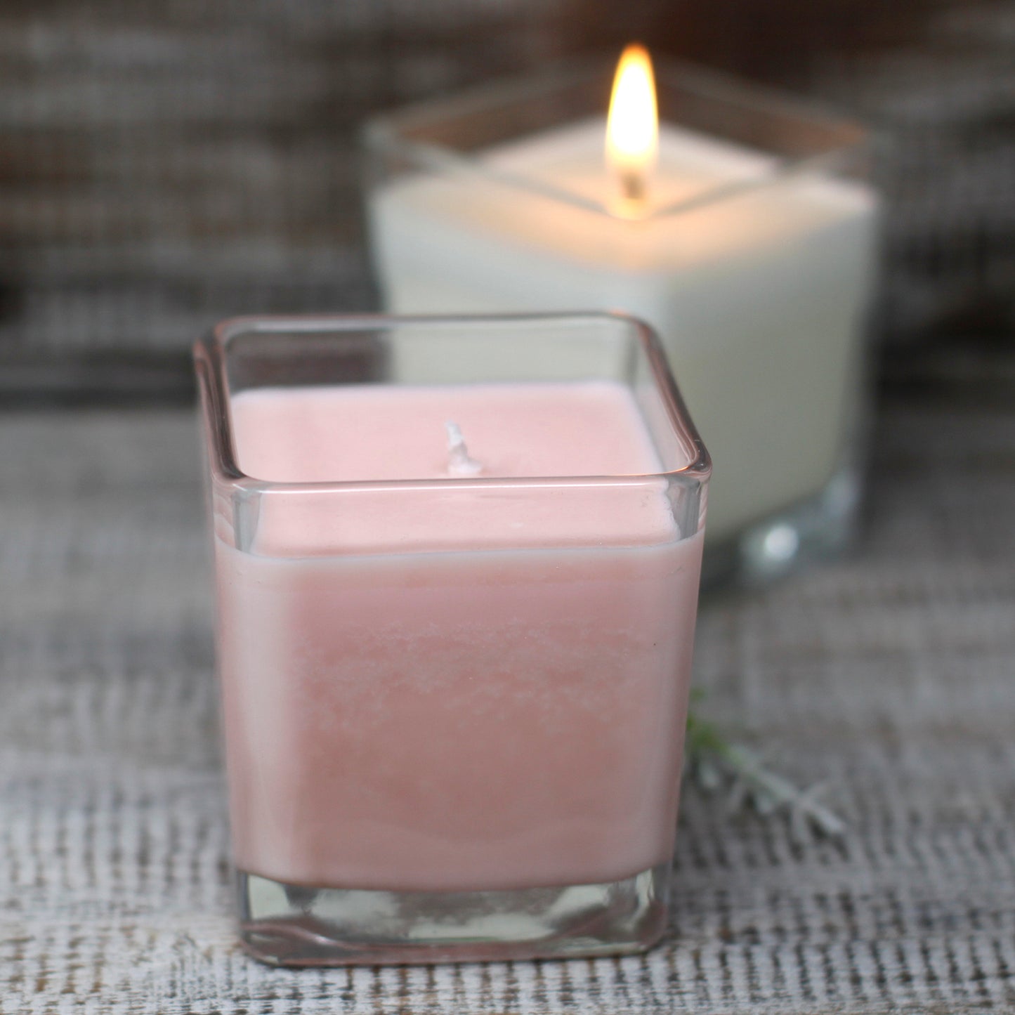 Customisable Soy Wax Jar Candle - Pomegranate & Orange