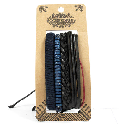 Masculine Bracelet Sets - Moody & Blue (asst)