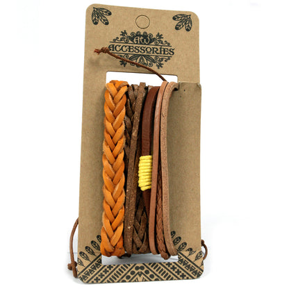 Masculine Bracelet Sets - Tanned & Interesting (asst)