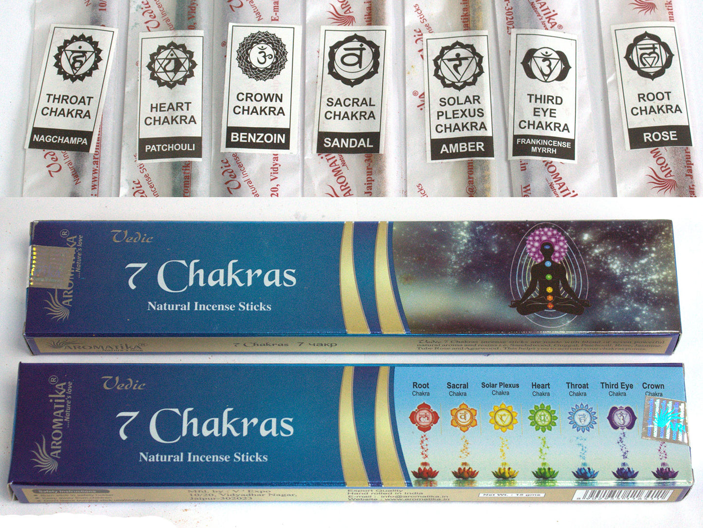 Vedic Incense Sticks - 7 Chakra