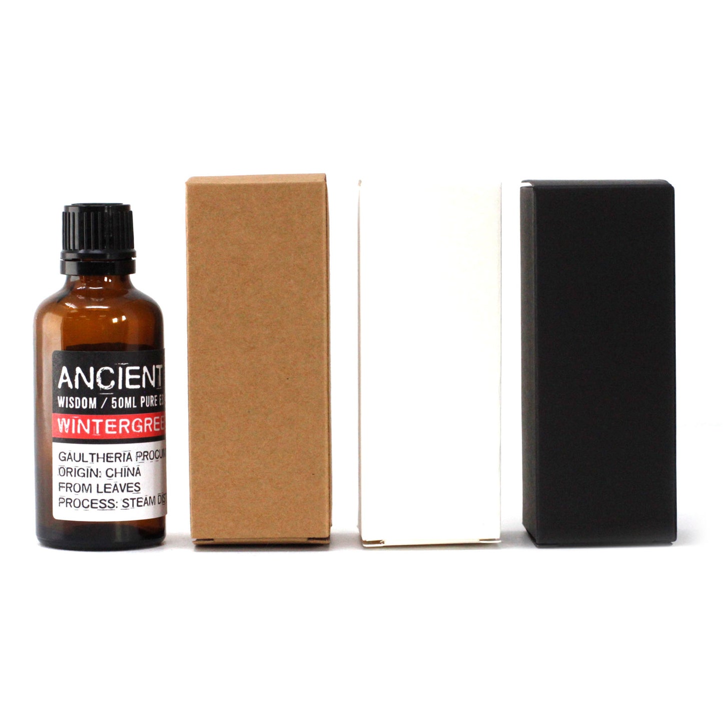 Box for 50ml Amber Bottle - Black