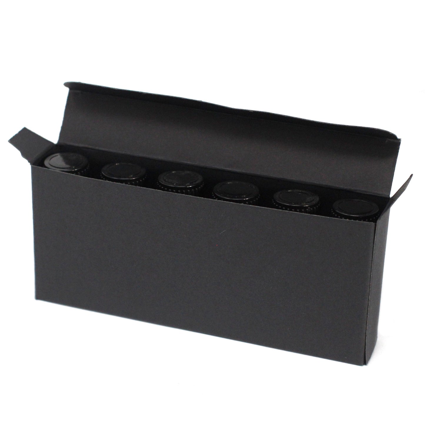 Box for 6 10ml Essential Oil Bottles - Black