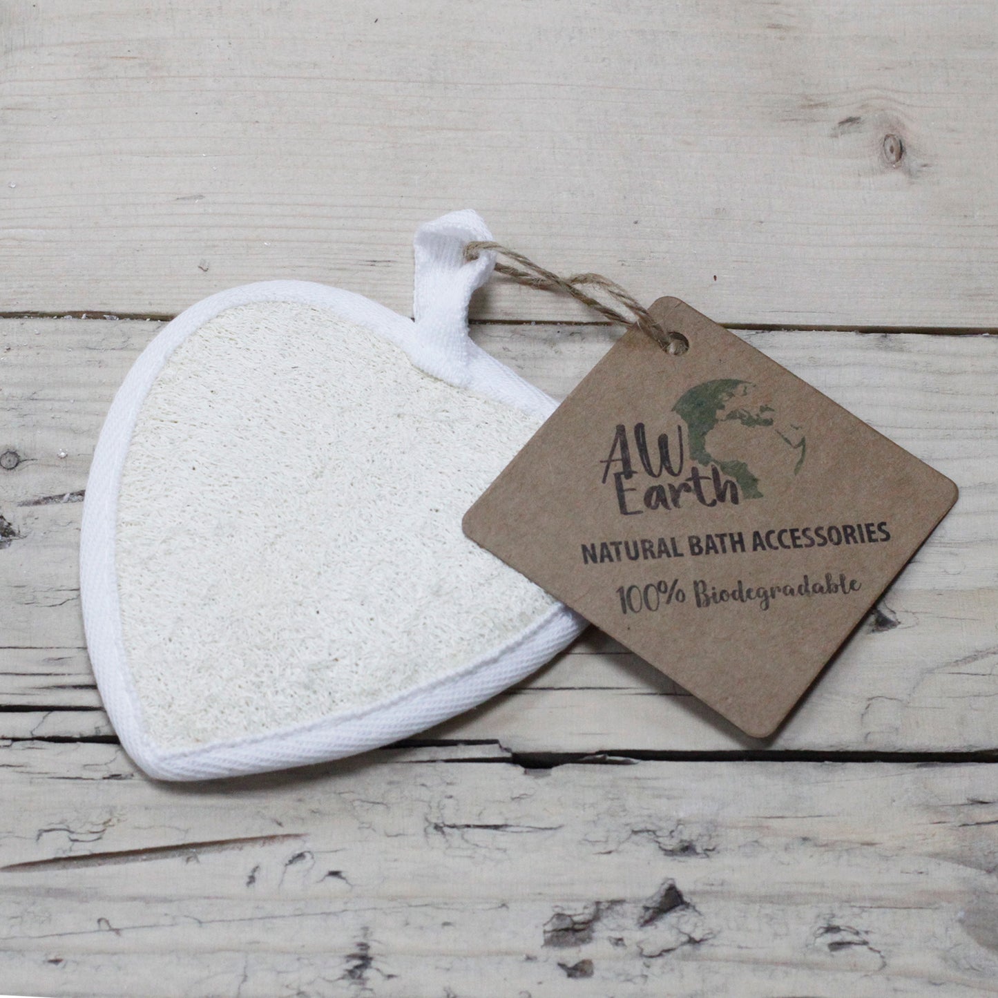 Natural Loofah Body Scrubs - Heart