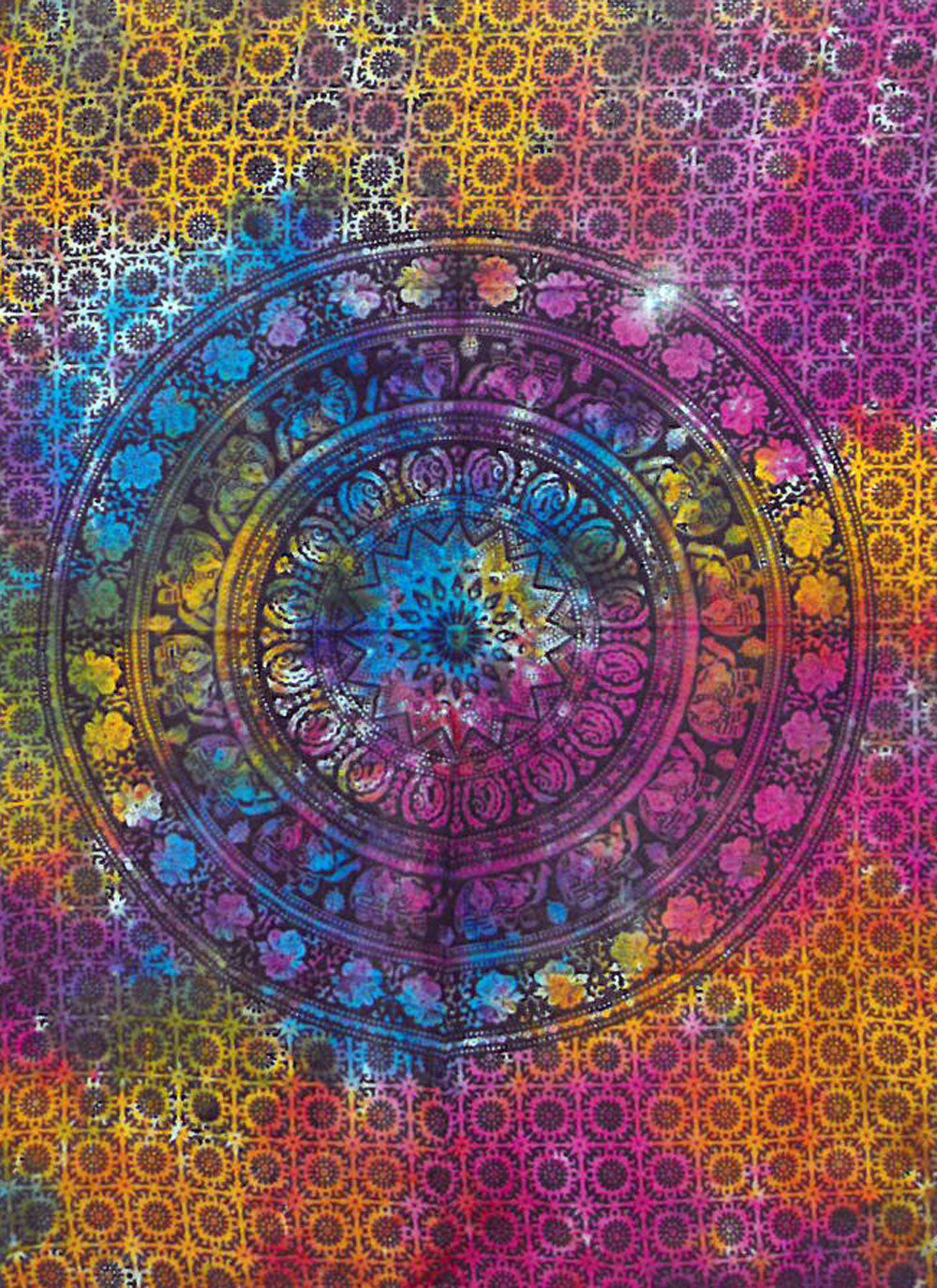 Cotton Wall Art - Mandala Elephant