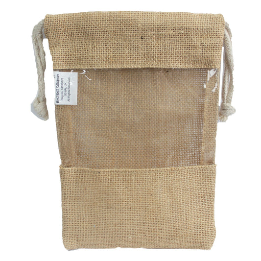 Jute Window Bag 25x16cm