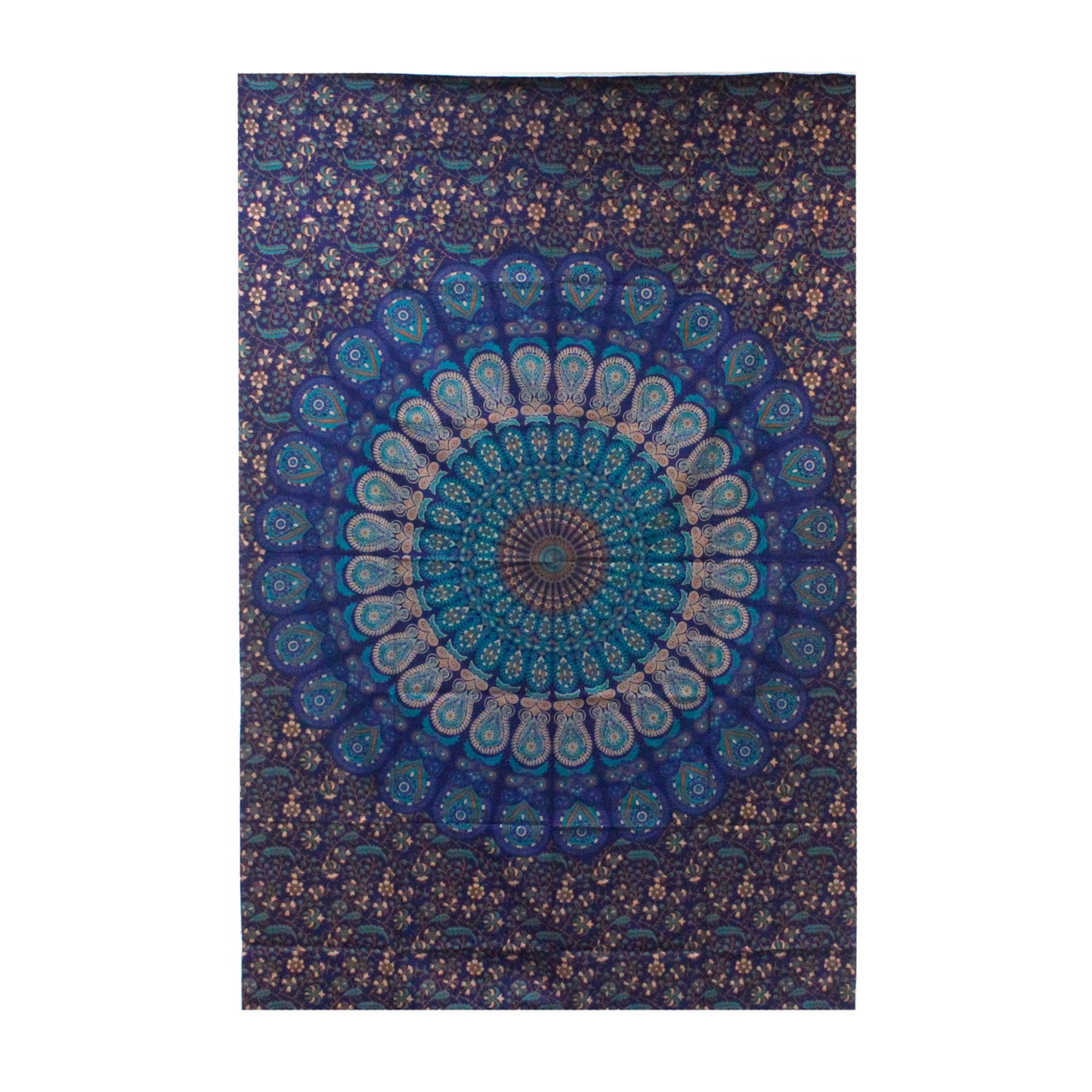 Double Cotton Bedspread + Wall Hanging - Classic Mandala 230cm x 200cm