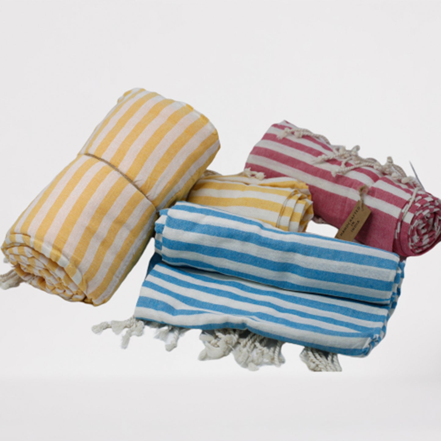 Cotton Pario Throw - 100x180 cm - Sunny Yellow