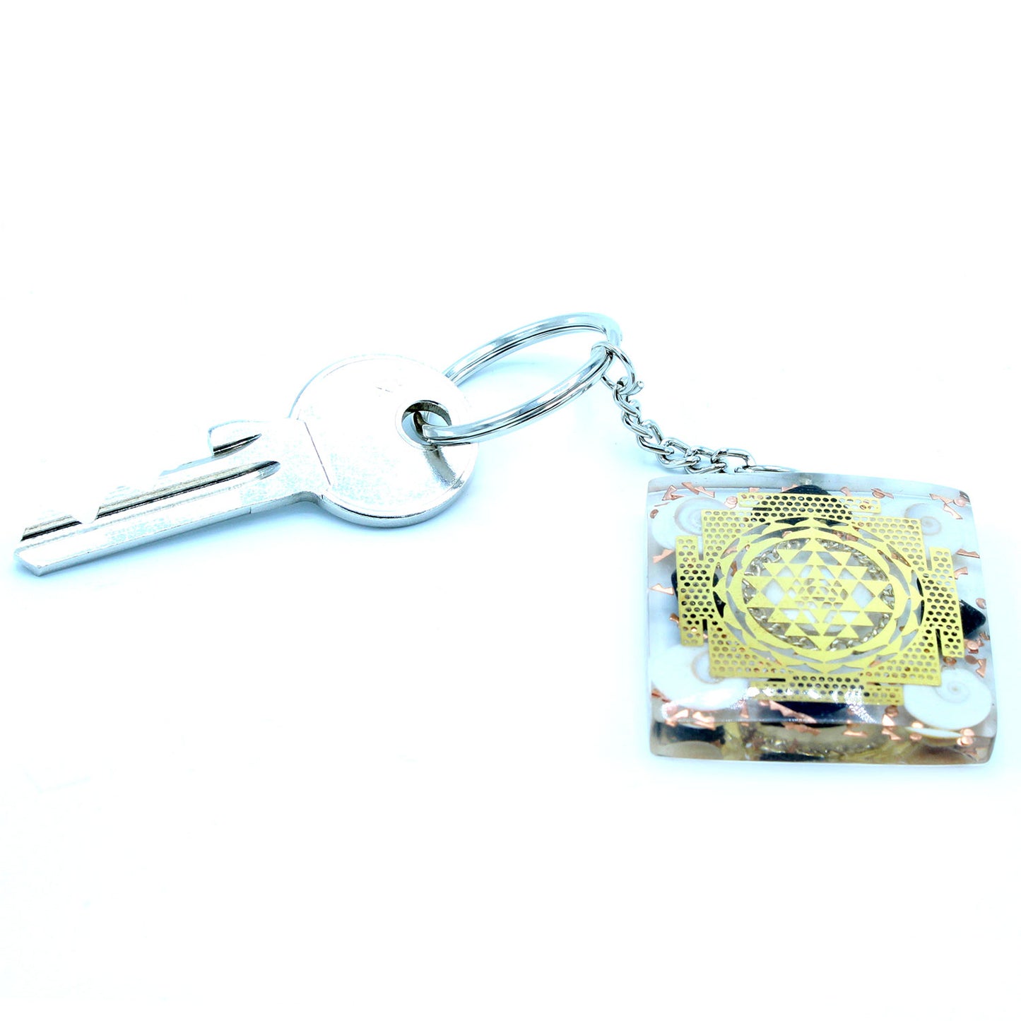 Orgonite Power Keyring - Home Protect Tourmaline