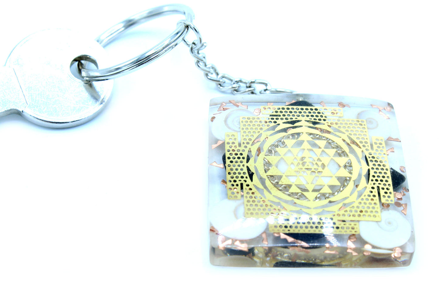 Orgonite Power Keyring - Home Protect Tourmaline