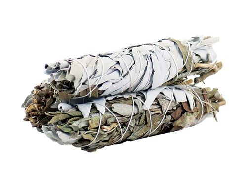 Smudge Stick (California) - White Sage & Black Sage 10cm