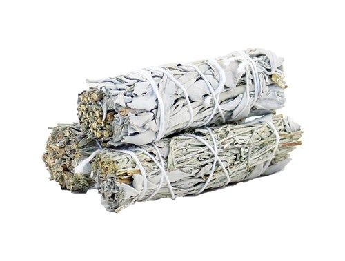 Smudge Stick (California) - White Sage & Blue Sage 10cm