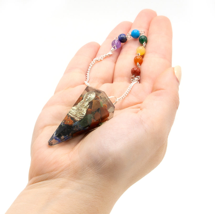 Orgonite Power Chakra Pendulum - Buddha