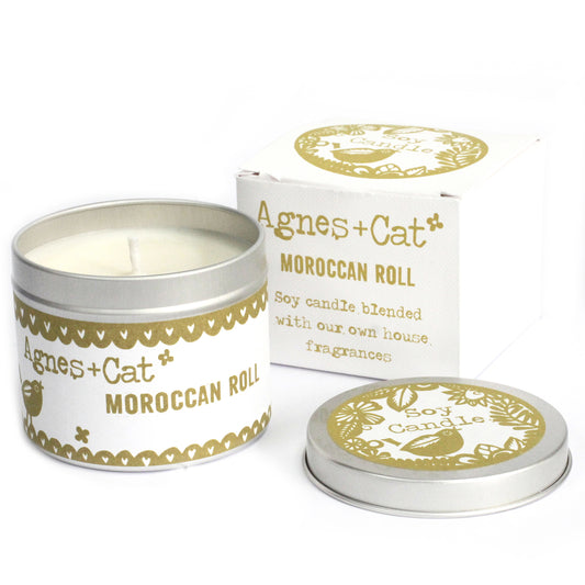 Tin Candle - Moroccan Roll