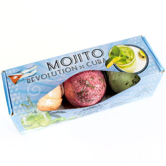 Set of Three Mojito Bath Bombs