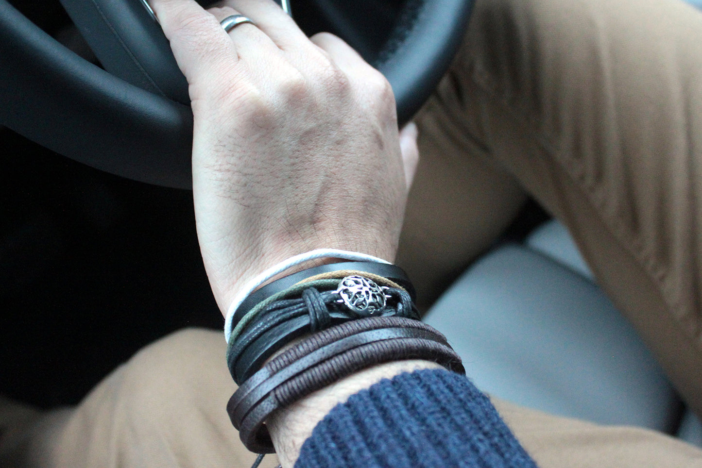 Masculine Bracelet Sets - Dark & Handsome (asst)