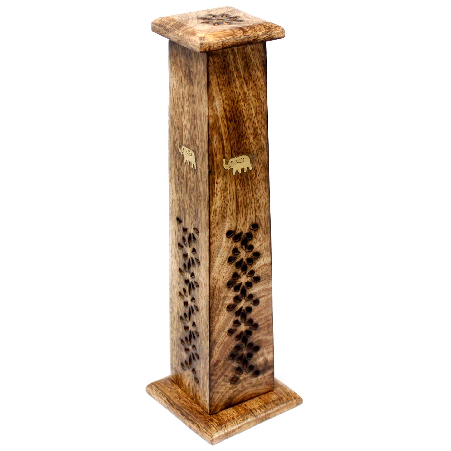 Tapered Incense Tower - Mango Wood