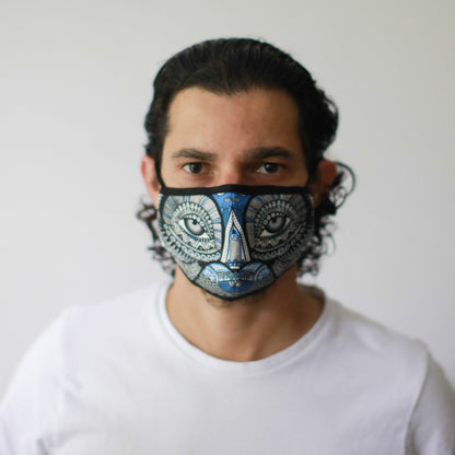 Reusable Fashion Face Covering - Mystical Owl (Adult)