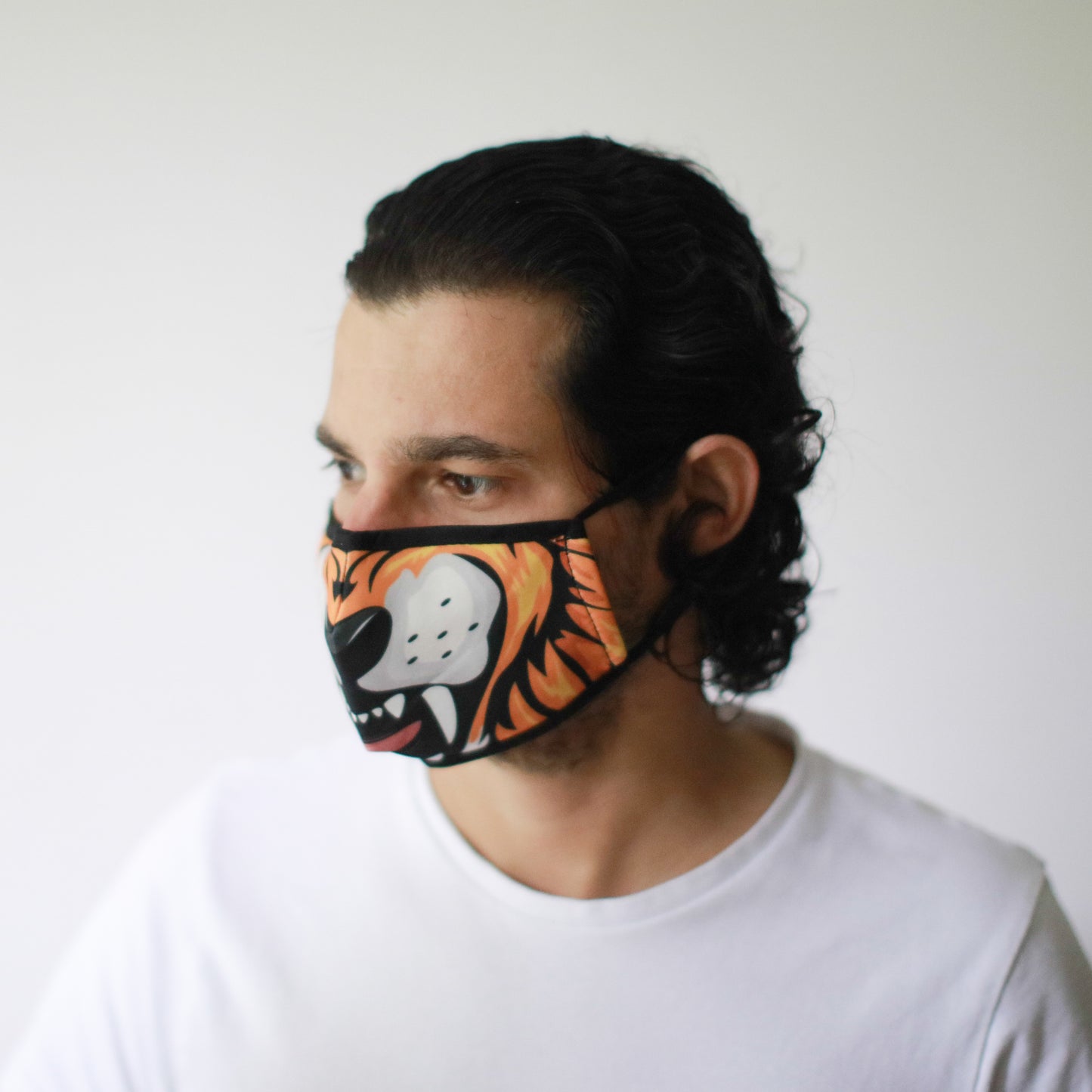 Reusable Fashion Face Covering - Tiger (Adult)