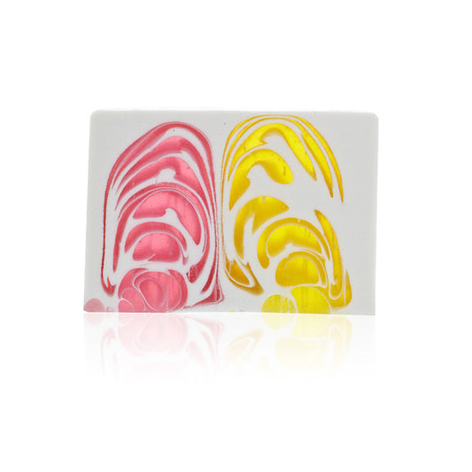 Hand-crafted  Soap - Orchid - Slice 115g approx